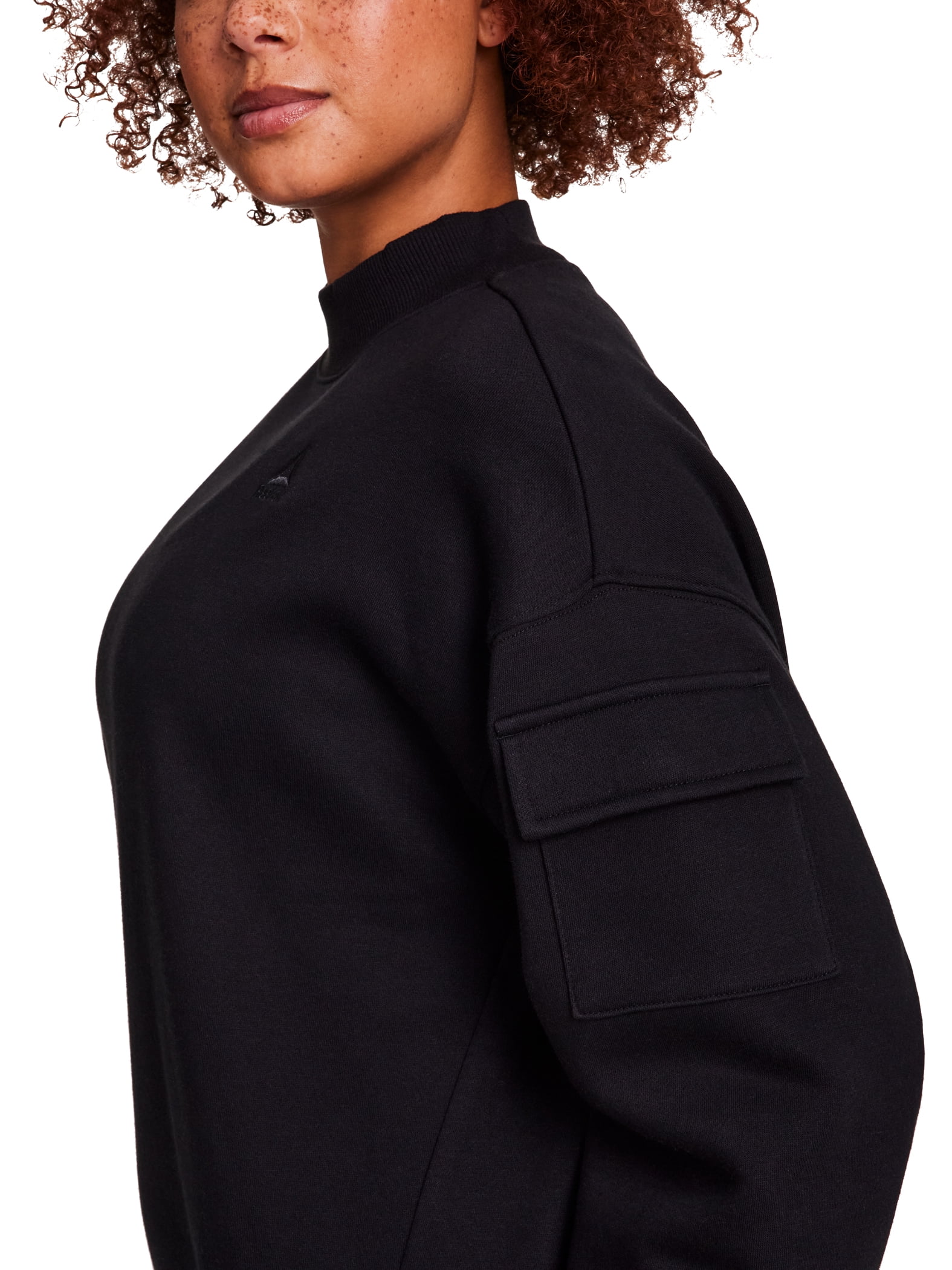 Reebok Women's & Women's Plus Transition Mock Neck Sweatshirt, Sizes XS-4X