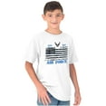 thumbnail image 3 of US Air Force United States Flag Crewneck T Shirts Boy Girl Teen Brisco Brands S, 3 of 6