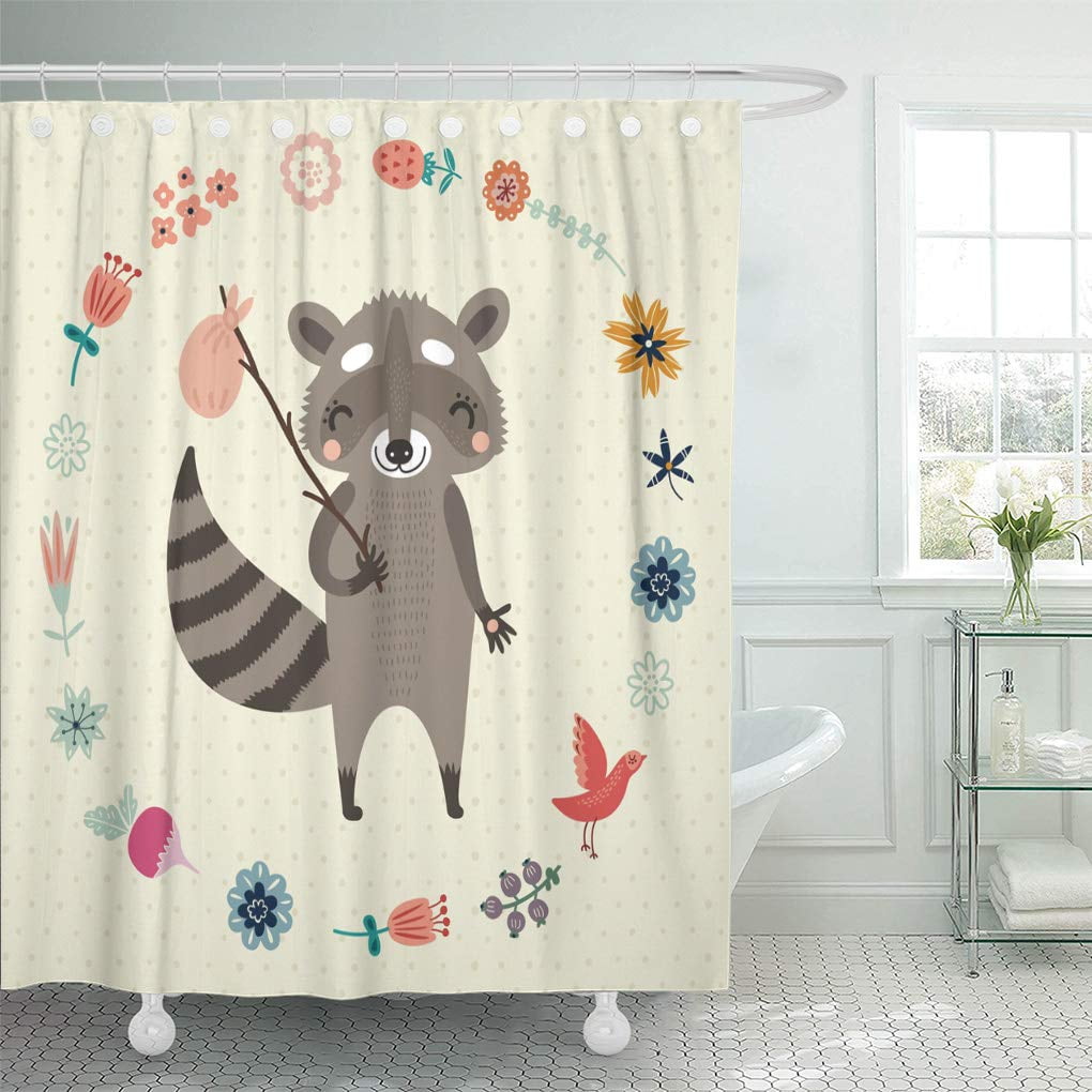 Suttom Brown Fall Cute Raccoon Green Forest Children Whimsical Shower Curtain 66x72 Inch Walmartcom Walmartcom Suttom Brown Fall Cute Raccoon Green Forest Children Whimsical Shower Curtain 66x72 Inch Walmartcom Walmartcom