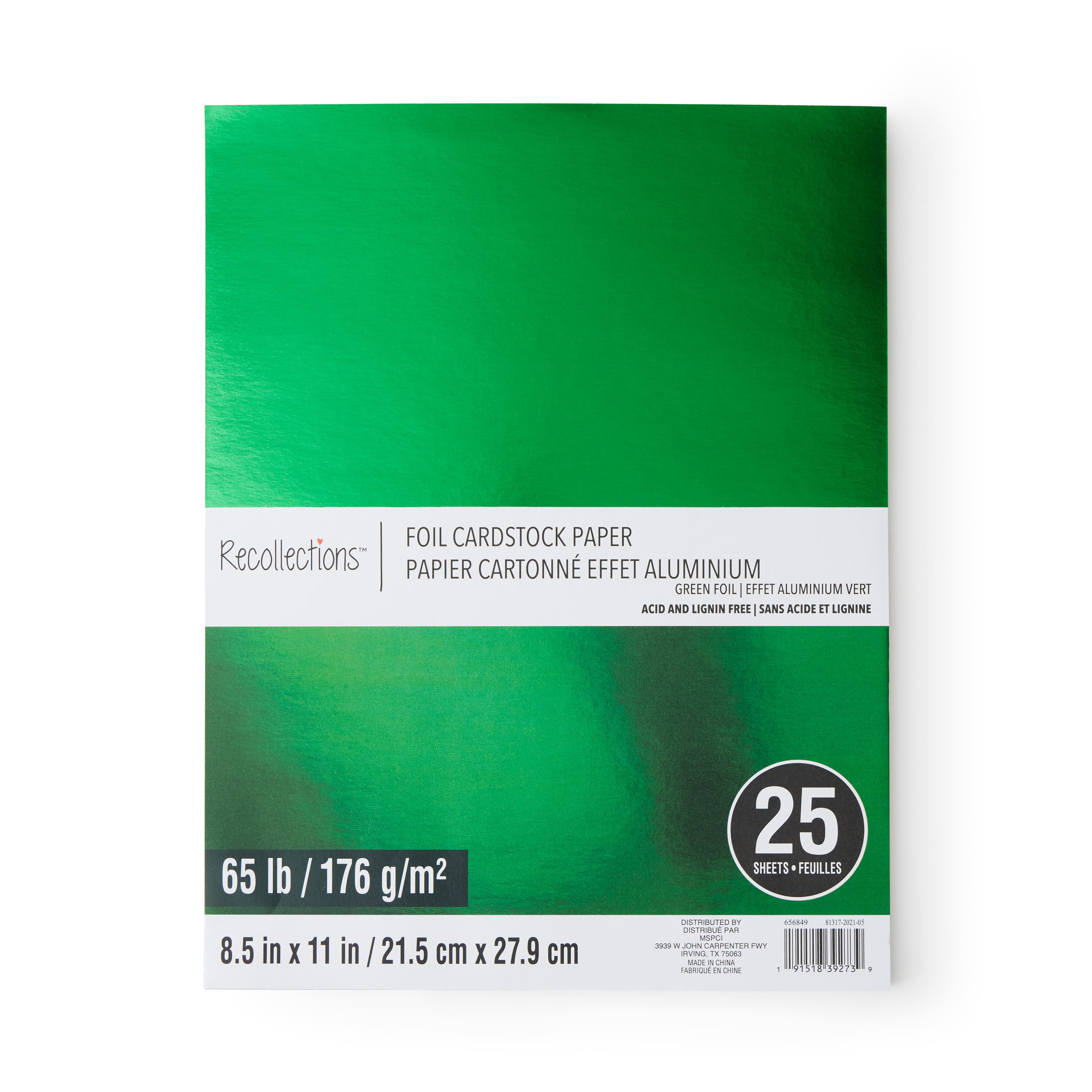  25Sheets Green Cardstock Paper, 8.5 x 11 Card stock