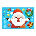 thumbnail image 3 of Removable Christmas Pvc Static Sticker Santa Elk Window Stickers Beautify Snowflake Wall Decals New Year Party Glass Paste, 3 of 5