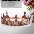 thumbnail image 6 of Antique King Crown Men Royal Tiara Prince Crown Cosplay Crown, 6 of 6
