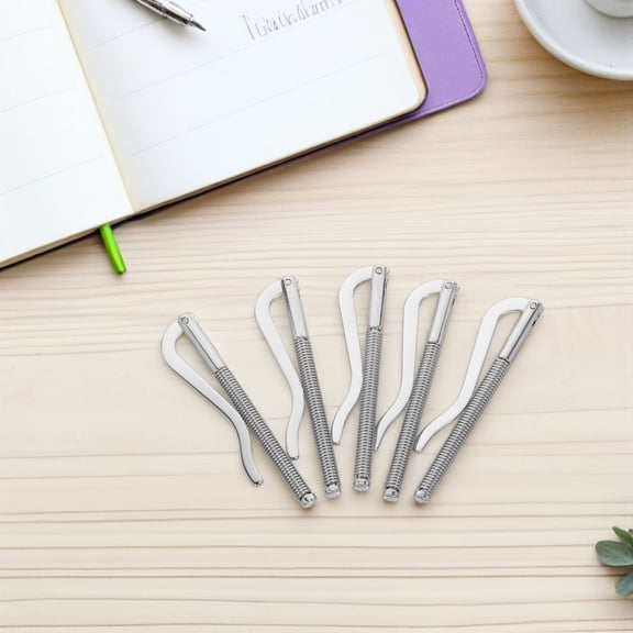 HEANUJJ Vintage Metal Money Clip, Secure Card and Cash Hold, Easy Install, 5Pcs