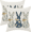 Blue Bunny, variant on Easter Pillow Covers 16 x 16 Inch Set of 2 for Chinoiserie Blue Floral Rabbit Bunny Decor Throw Pillows Spring Flower Outdoor Holiday Farmhouse Decorative Cushion Cases for Couch Decoration