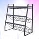 thumbnail image 2 of Estante de cocina con tres niveles y base oblicua (negro), 2 of 5