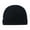 Black, variant on Coerni Baby Hat Autumn and Winter New Solid Color Cotton Double Layer Dome Cap Boys Toboggan Hat