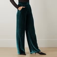 thumbnail image 1 of Pantalones de pierna ancha para mujer,Pantalones de pierna ancha para mujer Pantalones casuales con bolsillos Pantalones de pierna ancha de cintura alta Salida de alta intensidad, 1 of 6