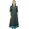 thumbnail image 4 of Atasi Women's Grey Anarkali Salwar Suit With Dupatta Ethnic Designer Wear-4, 4 of 9