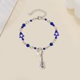 thumbnail image 4 of ievspot  Women Bracelet Punk Style Hollow Star Beads Decor Guitar Pendant Friends Bracelet Adjustable Extended Chain Bracelet, 4 of 8