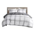 thumbnail image 1 of Ensemble de Couette Imprimée en Polyester 3 Pcs 90 Pouces en Blanc, 1 of 17