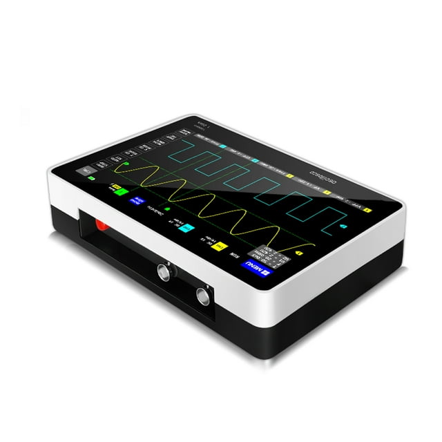 Double Channel 3 Trigger Modes Adjustable Digital Display Oscilloscope 1Gsa/s Sampling Ratio 100MHz Bandwidth Oscilloscopes EU Plug