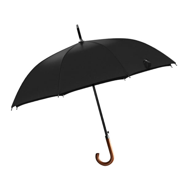 Long black umbrella deals