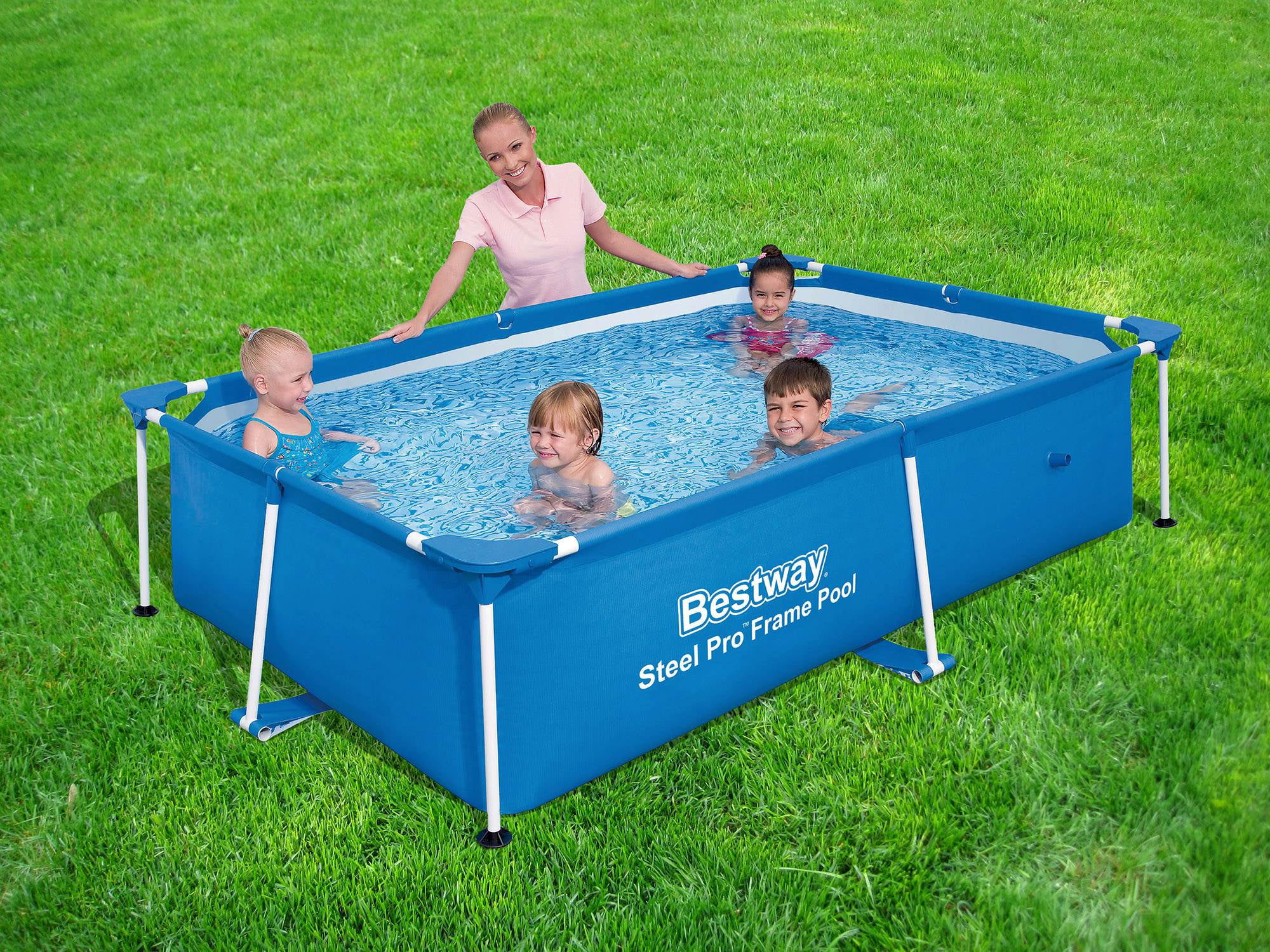 Bestway 9.8' x 6.7' Backyard Outdoor Deluxe Splash Kids