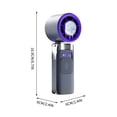 thumbnail image 4 of High Speed Handheld Turbine Fan 29000 RPM Foldable 3-in-1 Portable Mini Fan with LED Display Rechargeable for Travel Outdoor Office by PALIFEUR, 4 of 8