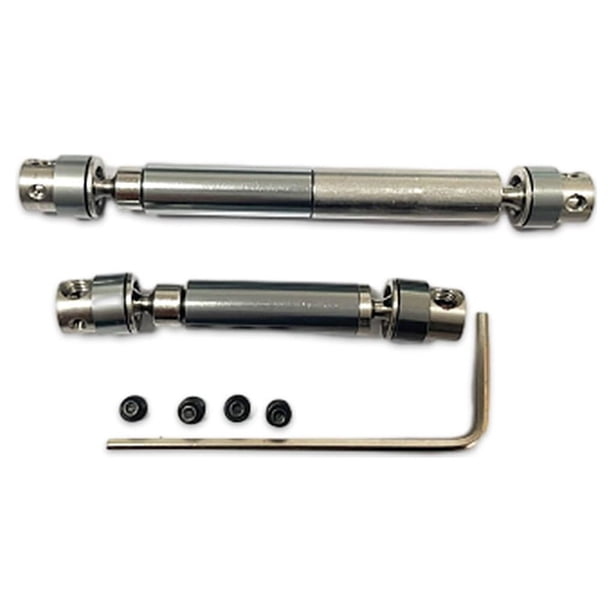 Tholdsy Eje de transmisión central de 2 piezas para Hobby Plus CR18P Rock Van, eje de transmisión central fabricado con precisión Kits de construcción modelo titanio