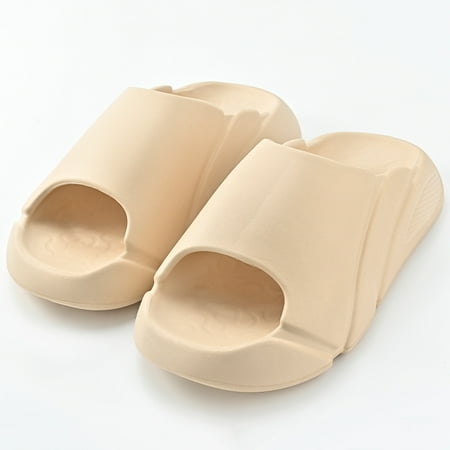

Men s Cloud Slides Pillow Slippers Quick Drying Non-Slip Lightweight Open-toe Shoes For Indoor Outdoor Shower Bathroom Spring And Summer