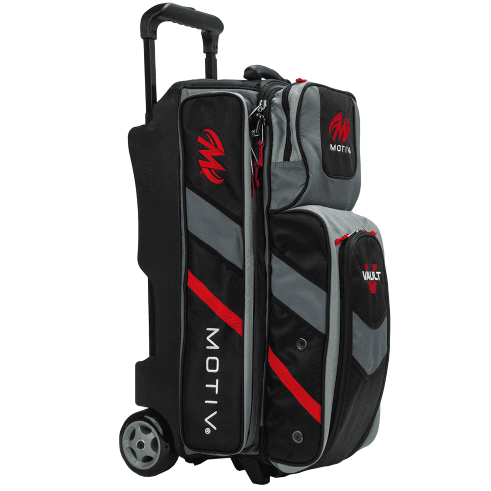 Motiv Vault 3 Ball Roller Bowling Bag Black
