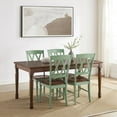 thumbnail image 2 of Crosley Furniture Shelby 5-Piece Traditional Dining Table Set for 4, Dinner Tables with Kitchen Chairs, 2 of 2