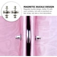 thumbnail image 5 of Curtain Tiebacks Curtain Magnets Closure, Magnetic Curtain Weights Closure Magnets for Curtains Anti-Rust Alloy for Shower Curtain 0.63\\u201d Round Magnets Button to Leaking Home Decor, 5 of 5