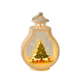 Linterna De Navidad Con Forma De Muñeco De Nieve | Decoración LED Iluminada Para Vacaciones