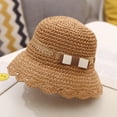 thumbnail image 4 of 1 UNID creativo niño protección sol sombrero ligero niños verano pescador sombrero, 4 of 6