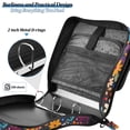 thumbnail image 4 of FORMRS Zipper Binder with Shoulder Strap 2-inch Ring 500 Sheet Capacity File Bag, Bright Colorful Flowers Pattern, 4 of 5