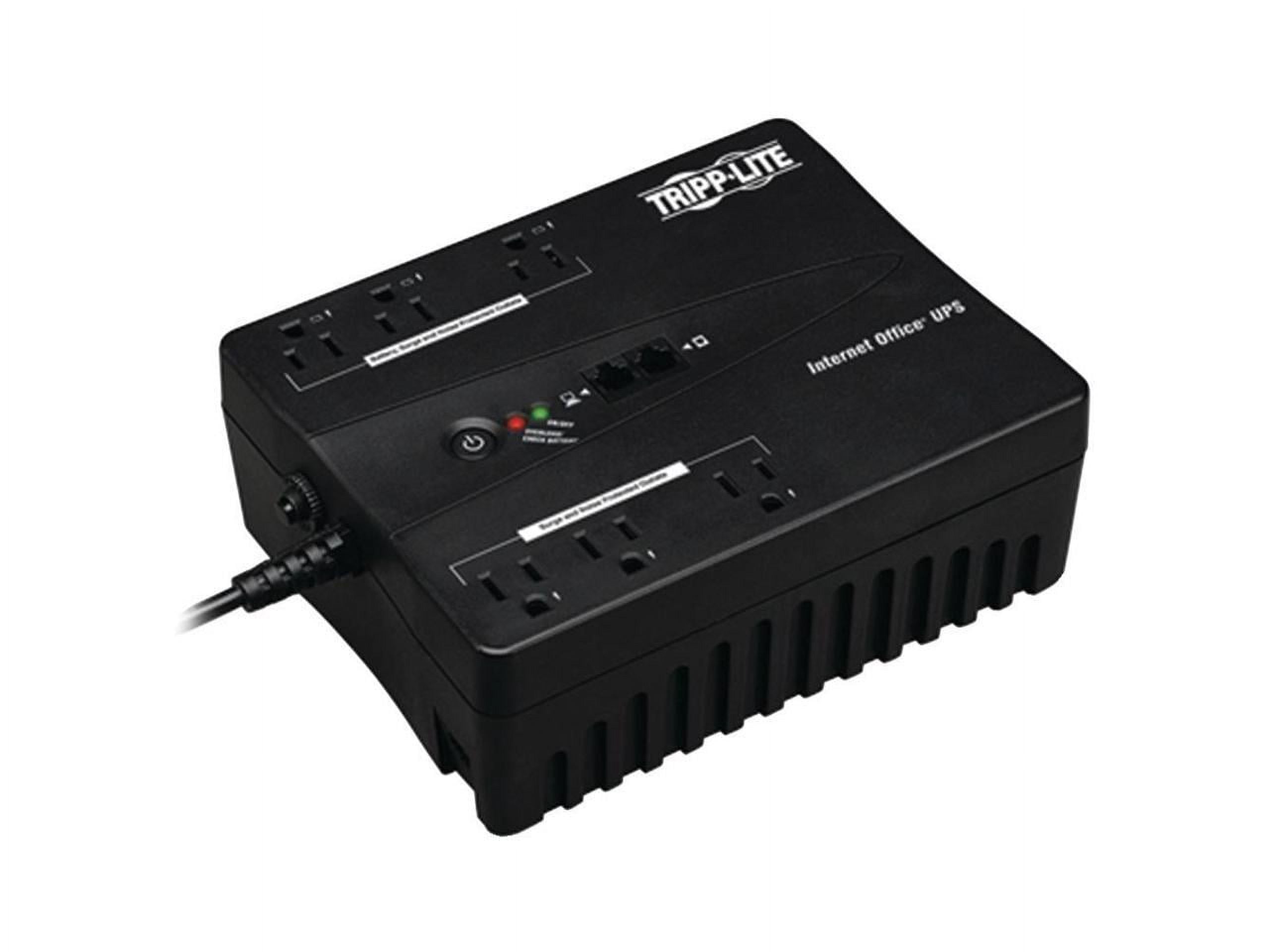 Tripp Lite 350VA UPS Battery Backup, Ultra Compact Desktop UPS, Standby, 120V, USB (INTERNET350U)
