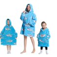 thumbnail image 1 of Manta perezosa de gran tamaño para adultos y niños, Sudadera con capucha de dibujos animados, franela cálida con capucha, manta de TV gigante, pijamas usables, Invierno, 1 of 4