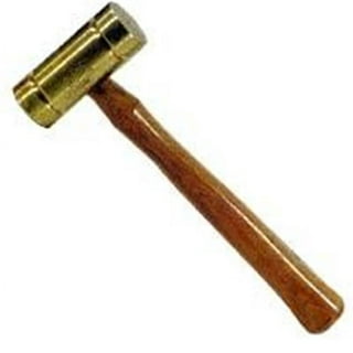 K Tool 71714 Brass Hammer, 16 oz, Non-Sparking, with Wooden Handle, Made in  U.S.A.