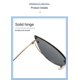 thumbnail image 2 of Gafas de sol estilo ojo de gato para mujer, estilo diseñador de moda, con lentes espejadas., 2 of 3