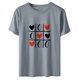 thumbnail image 1 of Camiseta de mujer Camisetas divertidas y lindas de manga corta Camiseta de otoño Hearth Love Camiseta de regalo Tops Blusa Regalo para parejas Pompotops hfajkhk124800, 1 of 6