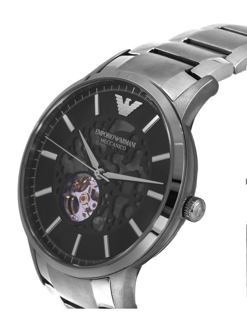 Emporio Armani Renato Stainless Steel Skeleton Dial Automatic