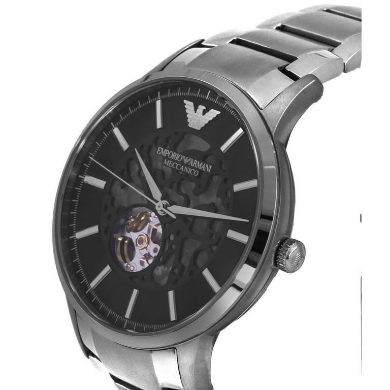 Emporio Armani Renato Stainless Steel Skeleton Dial