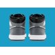 thumbnail image 5 of N I-K-E A i r-Jor-dan 1 Mid Men's Grey & White Sports Sneaker DQ8426-001, 5 of 6