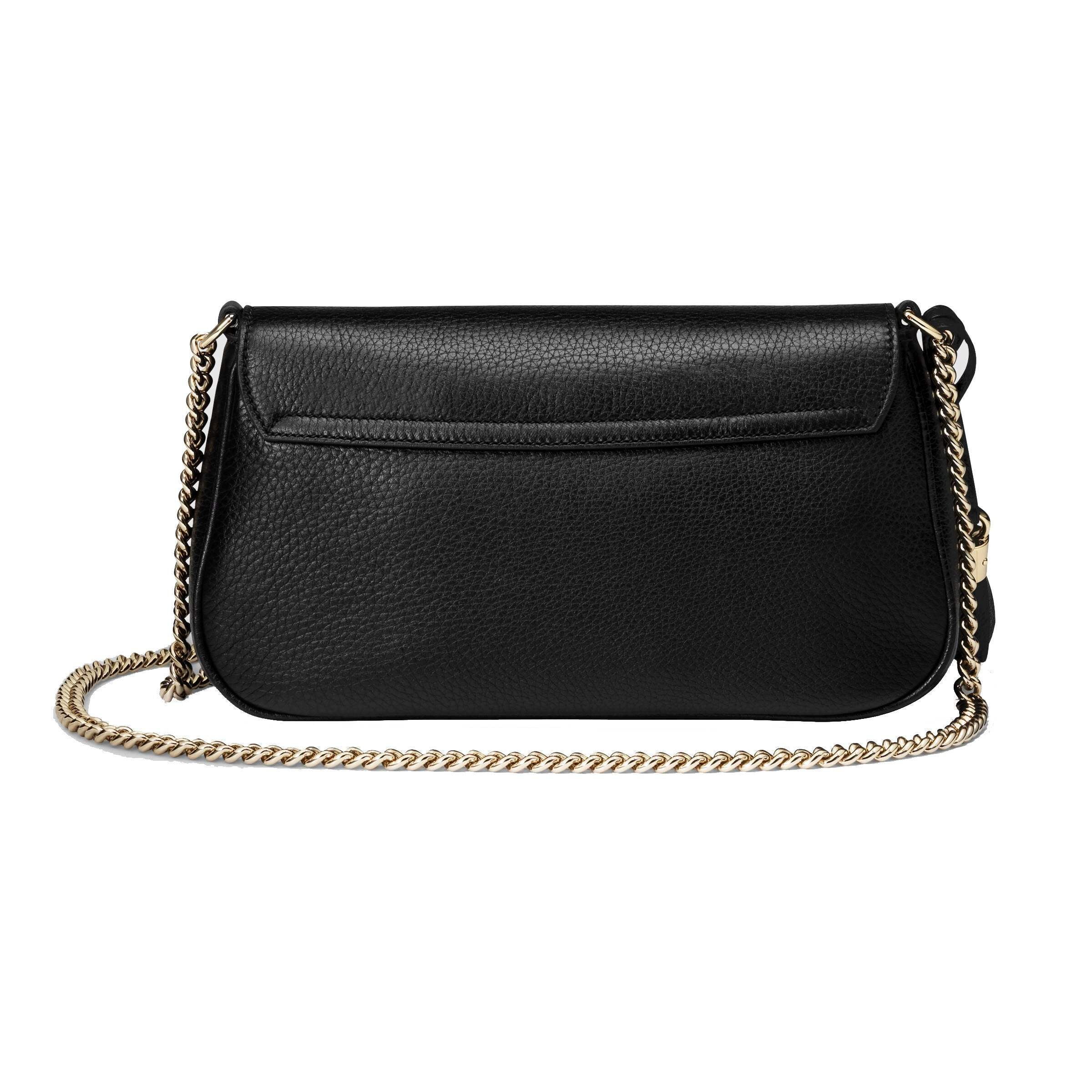 Gucci Soho Disco Black Crossbody Handbag with Tassel & Chain Gucci Soho Disco Black Crossbody Handbag with Tassel & Chain