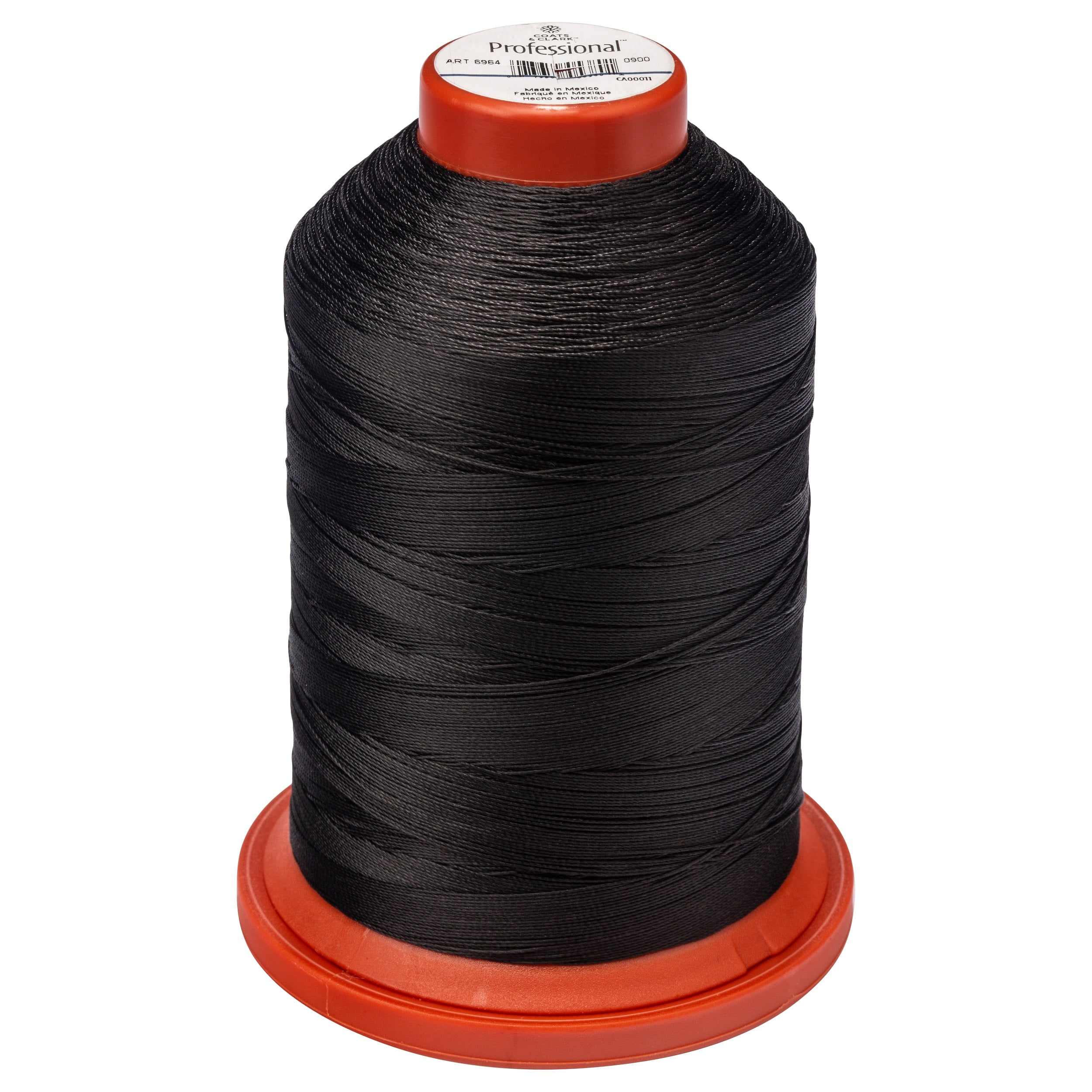 Coats & Clark Extra Strong Upholstery Thread, 150 Yds, S964, Black Bundle  with B