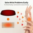 Blue Wrist Heating Pad Wrap with 6Speed Massage for Carpal Tunnel