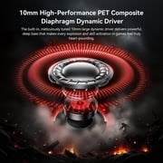 KBEAR IEM Headphones Bang-K,Wired Gaming Earbuds 1DD HiFi Earphones with 2 PIN-C Detachable Cable for Gamers Musicians