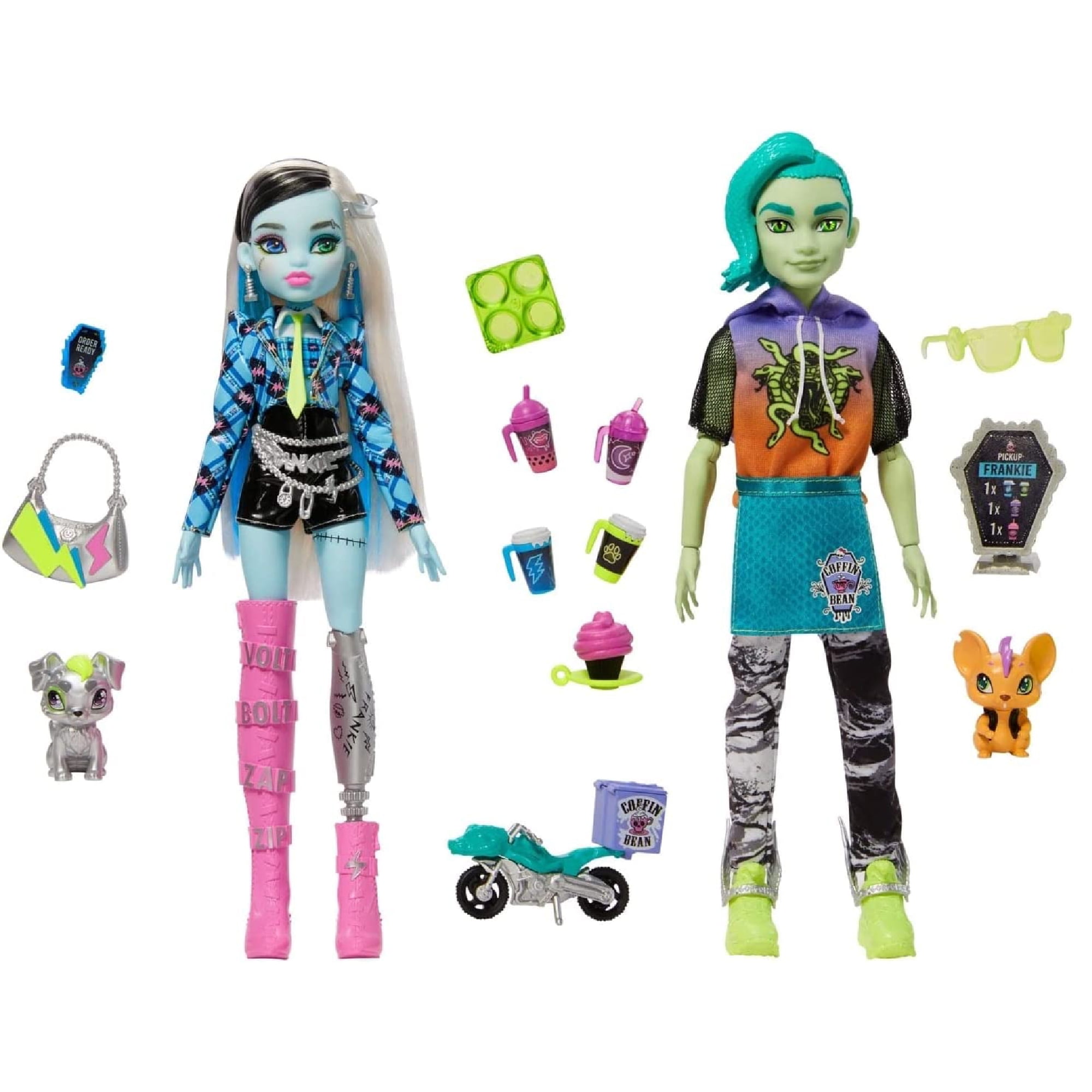 Monster High Deuce Gorgon Doll With Pet And Accessories