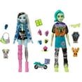 Monster High School Accessories Frankie Stein & Deuce Doll Set