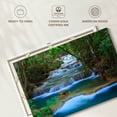 thumbnail image 6 of Elephant Stock Kanchanaburi Forest Waterfall Wall Art - Horizontal Canvas Wall Art - Living Room Wall Decor - Nature Canvas - Brown And Green Decor - 51" x 34", 6 of 8