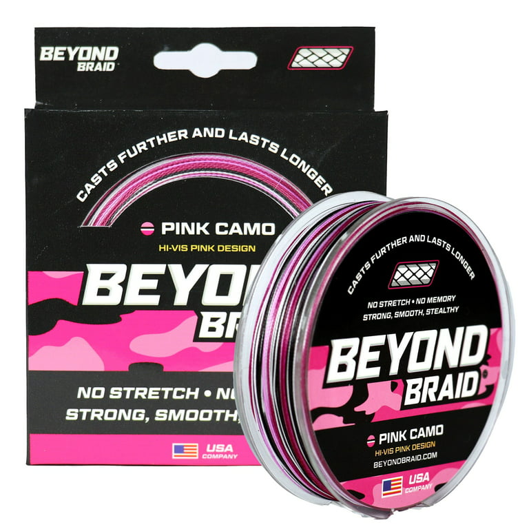 Beyond Braid Braided Fishing Line - Abrasion Resistant - No Stretch