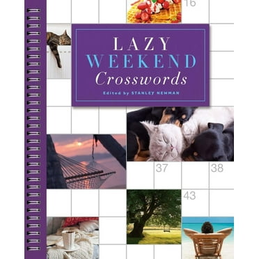 Sunday Crosswords Lazy Weekend Crosswords, (Spiral-Bound)