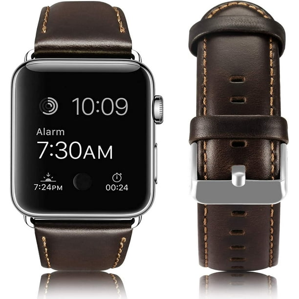 Series 3 apple watch leather best sale band
