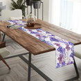 thumbnail image 3 of Qzaxky Table Runner Boho Table Runner Grapes Bohemian Boho Outdoor Table Runner Decoration for Indoor Outdoor Home Dinner Party Wedding Decor 13 x 36 Inch, 3 of 9