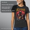 thumbnail image 6 of Junior's Marvel X-Men Pixel Wolverine  Graphic Tee Black Large, 6 of 7
