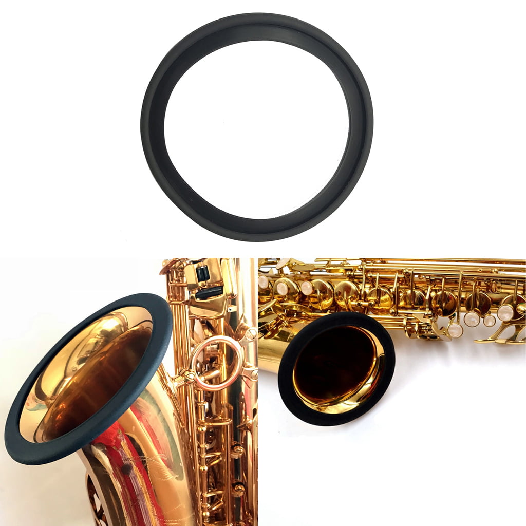 Dilwe Saxophone Mute Rings Tenor Saxophone Mute Dampener Silicone Bell Protecor Protective Ring Accessory 