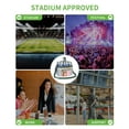 thumbnail image 3 of MAY TREE Clear Bag for Stadium Events, 12×6×12 Clear Tote Bag with Adjustable Strap for Sports Work Festival Concert - Green, 3 of 7