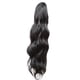 thumbnail image 2 of Extensión de cola de caballo de 24 pulgadas con garra, cola larga, rizada y ondulada, extensión de cabello con clip suave natural, postizo sintético para mujeres, las bandas, 2 of 2