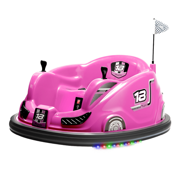 Flybar 12V Battery Powered Bumper Car XL Ride on, 2 Seater, Ages 6+ up